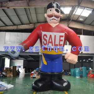 Outdoor Display Giant Inflatable Pirate Model